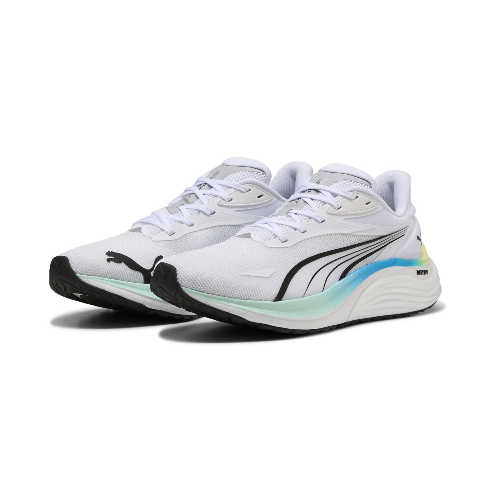 プーマ（PUMA） ランニングシューズ ジョギングシューズ エレクトリファイ ニトロ 4 ホワイト 31078911（ホワイト/２５．５/Men's） [ホワイト] [25.5 cm]