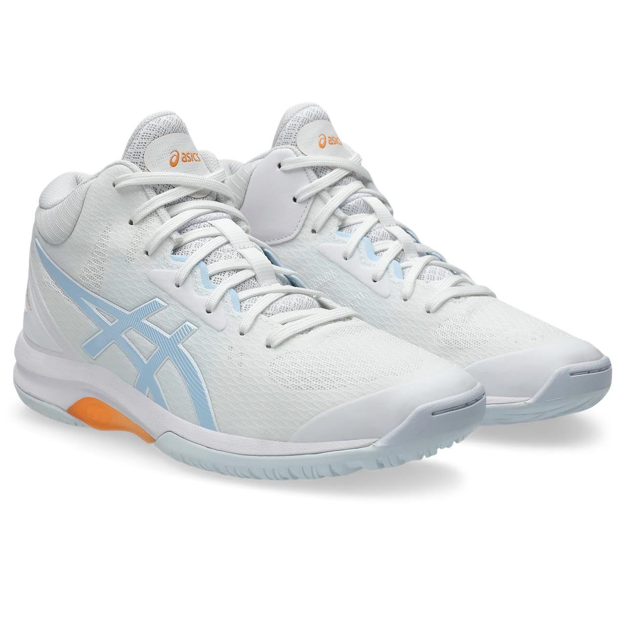 [アシックス] バスケットボールシューズ LADY GELFAIRY 9 1062A007 レディース 103(ホワイト／ライトブルー) 24.5 cm 2E [103(ホワイト／ライトブルー)] [24.5 cm 2E]
