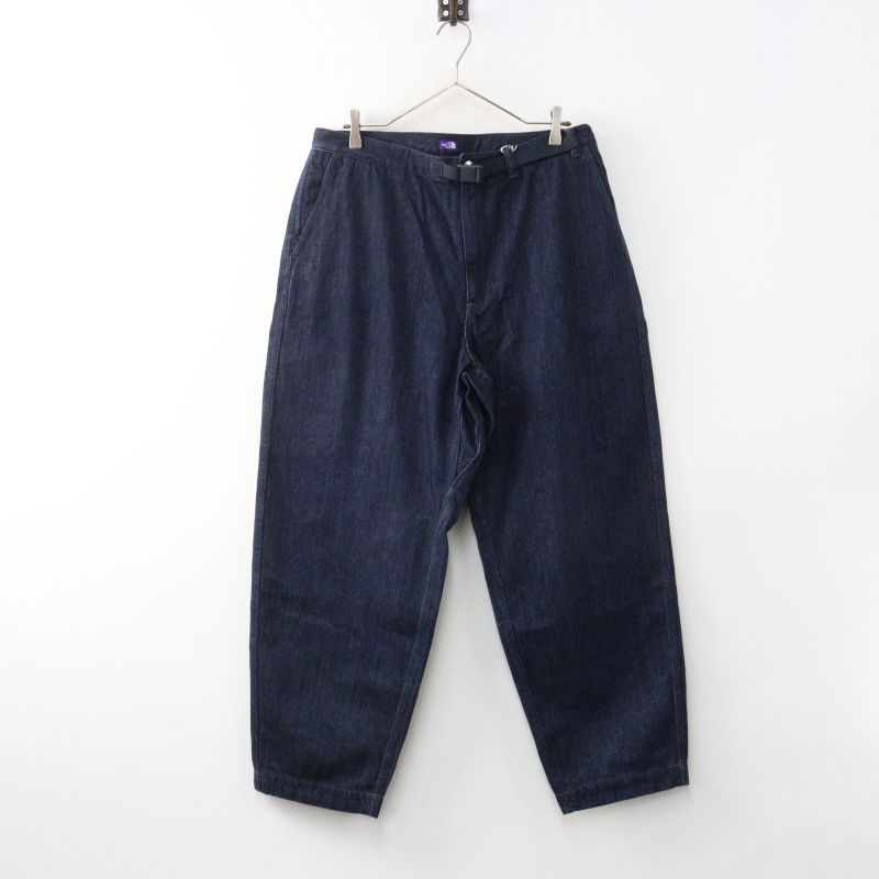 未使用 ノースフェイス THE NORTH FACE PURPLE LABEL N25FC068 Denim Wide Tapered Field Pants デニム 34｜ネイビー【2400014967364】