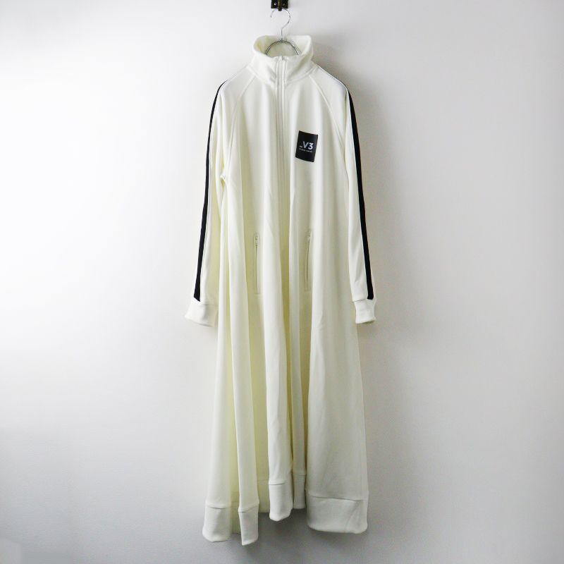 Archive ヴィヴィアンタム VIVIENNE TAM _V3 Bright-King ワンピース 38■ホワイト ロング ハイネック 長袖 ジップアップ【2400014968590】