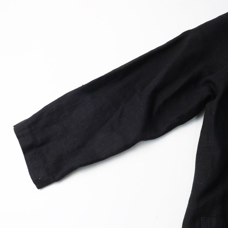 フォグリネンワーク fog linen work リネンロングコート＼ブラック