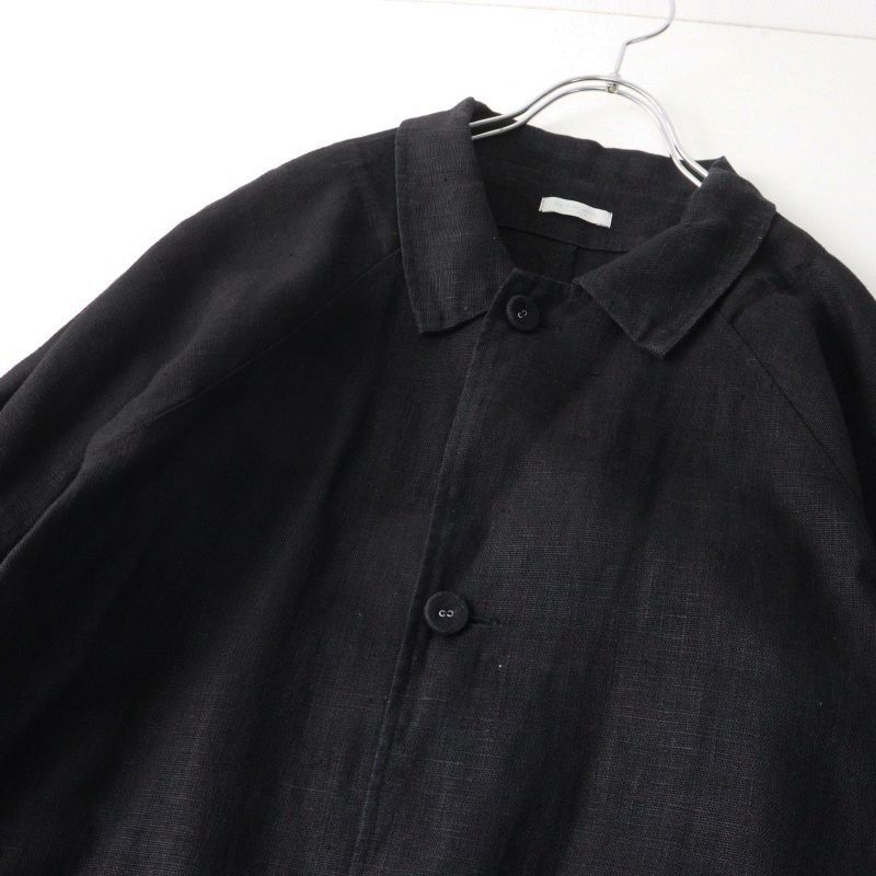 フォグリネンワーク fog linen work リネンロングコート＼ブラック