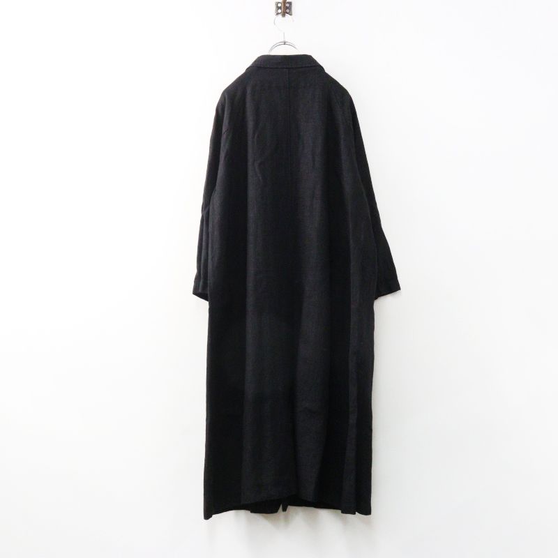 フォグリネンワーク fog linen work リネンロングコート＼ブラック