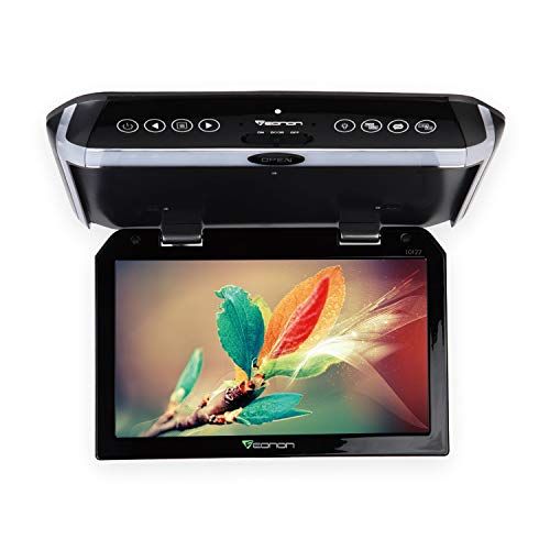 EONON フリップダウンモニター 10.1インチ 1024*600 WSVGA液晶デジタルスクリーン 車載リアモニター 超薄型 IRヘッドホン対応 タッチパネル搭載 電源状態記憶機能 車 後部モニター タッチ操作ボタン (L0122)t 01969fe2