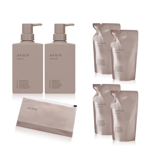 【新品】AKNIR 梨花 ヘアシャンプー 各300ml トリートメント 各300g セット ローズ×サンダルウッド 3ヶ月分 GIFT BOX仕様 6a1dc034