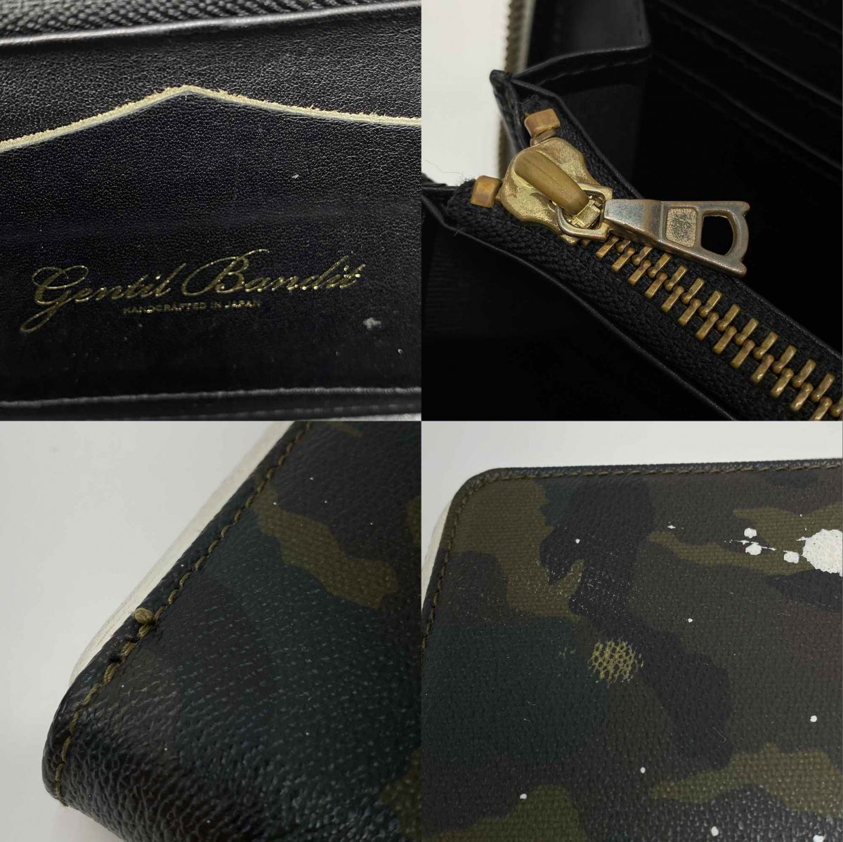 GENTIL BANDIT ジャンティバンティ ラウンドジップ カモフラージュ