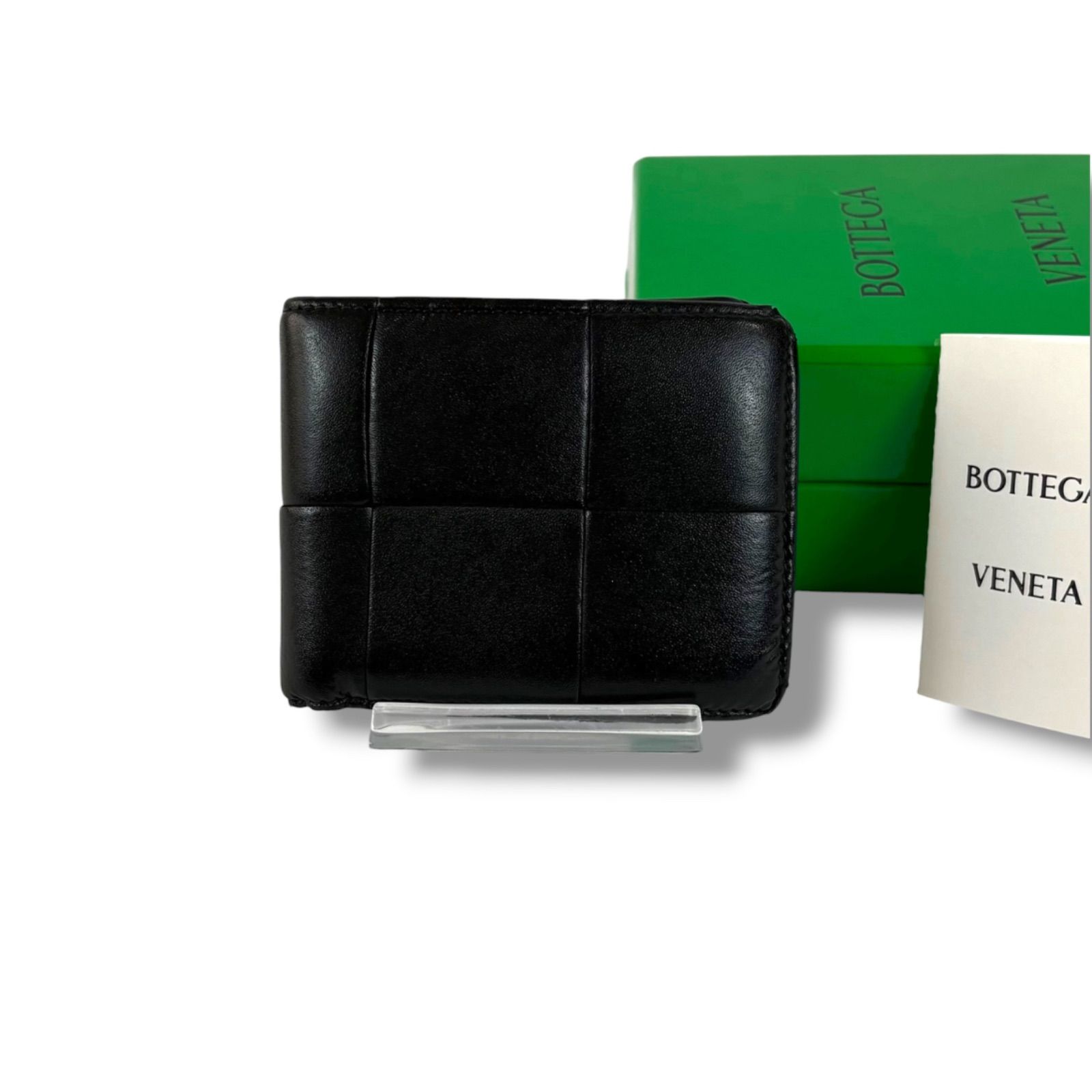 ボッテガヴェネタ BOTTEGA VENETA二つ折り財布 コンパクトウォレット 