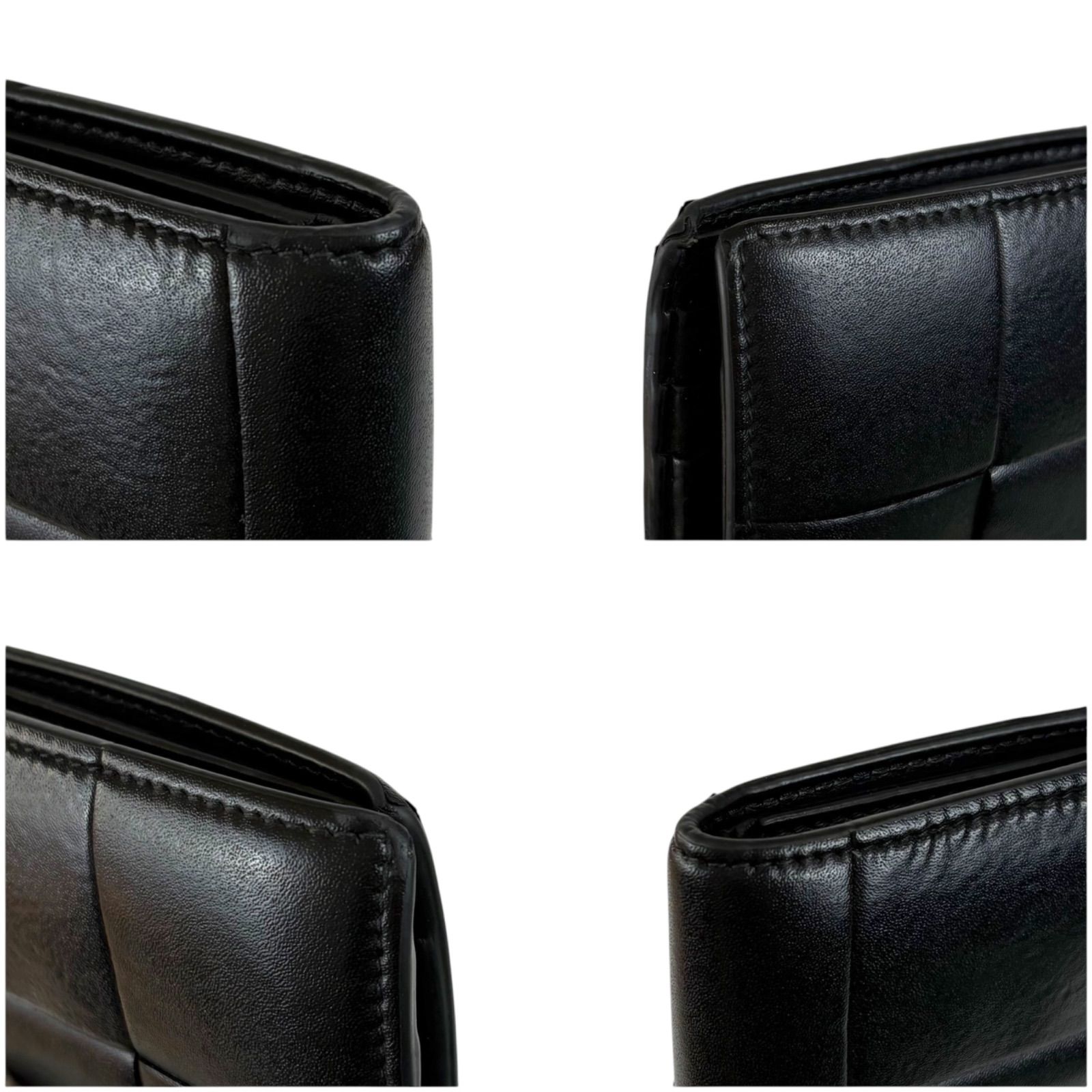 ボッテガヴェネタ BOTTEGA VENETA二つ折り財布 コンパクトウォレット 