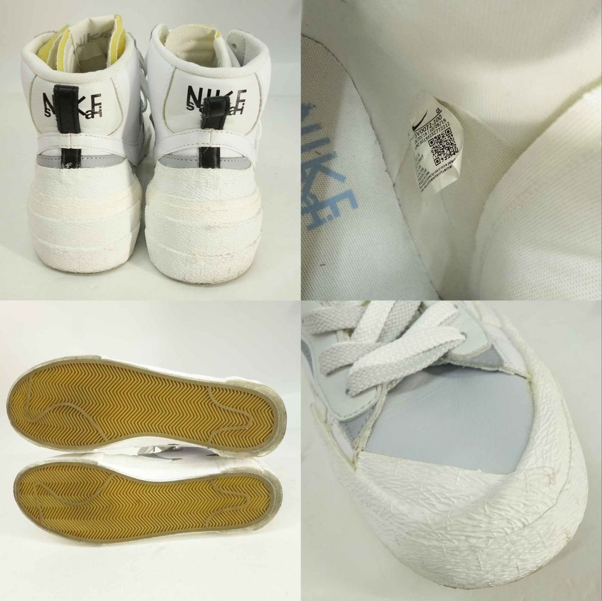 NIKE sacai BLAZER MID ナイキ サカイ ブレザー ミッド BV0072-100 