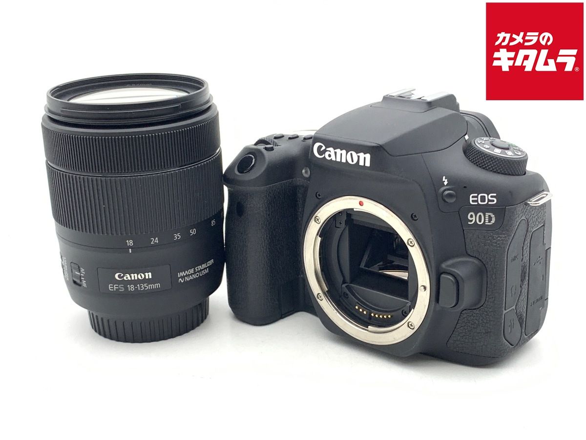 【中古】 【良品】 キヤノン EOS 90D EF-S18-135mm IS USM レンズキット