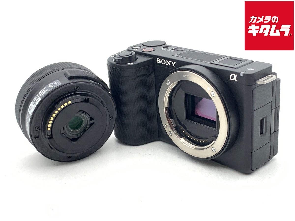 【中古】 【美品】 ソニー VLOGCAM ZV-E10 II パワーズームレンズキット ブラック [ZV-E10M2K B]