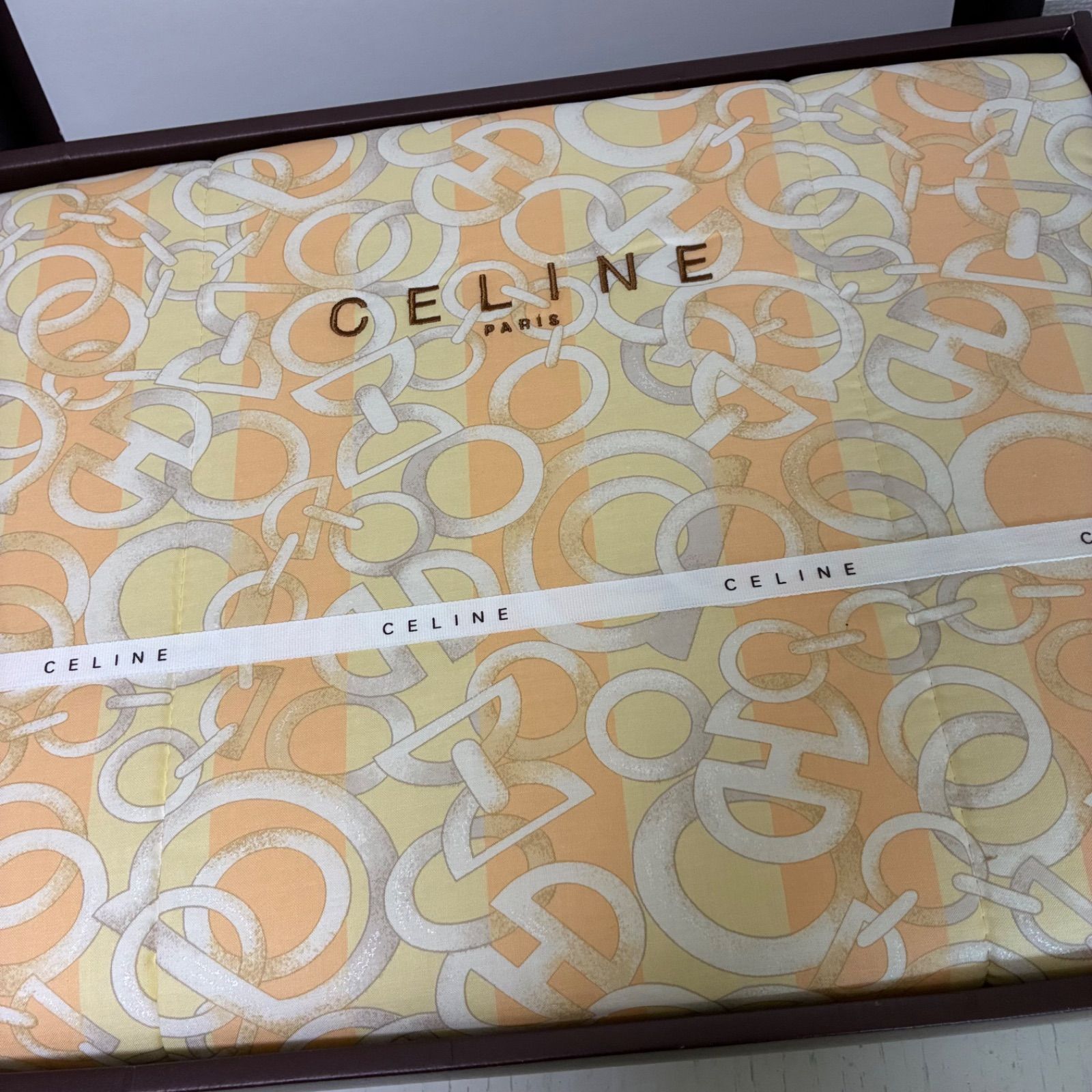 未使用】CELINE セリーヌ 合繊肌掛けふとん シングルサイズ ベージュ