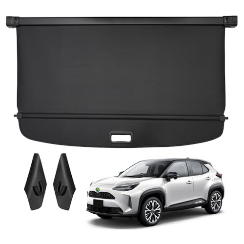 Mixsuper ヤリスクロス トノカバー Yaris Cross 10系 2020年8月~現行 ロールシェード ラゲージカバー 車種専用設計 プライバシー保護 日よけ 防水PVC 荷室カバー 内装アクセサリー (カーボン調)ts d84dba35