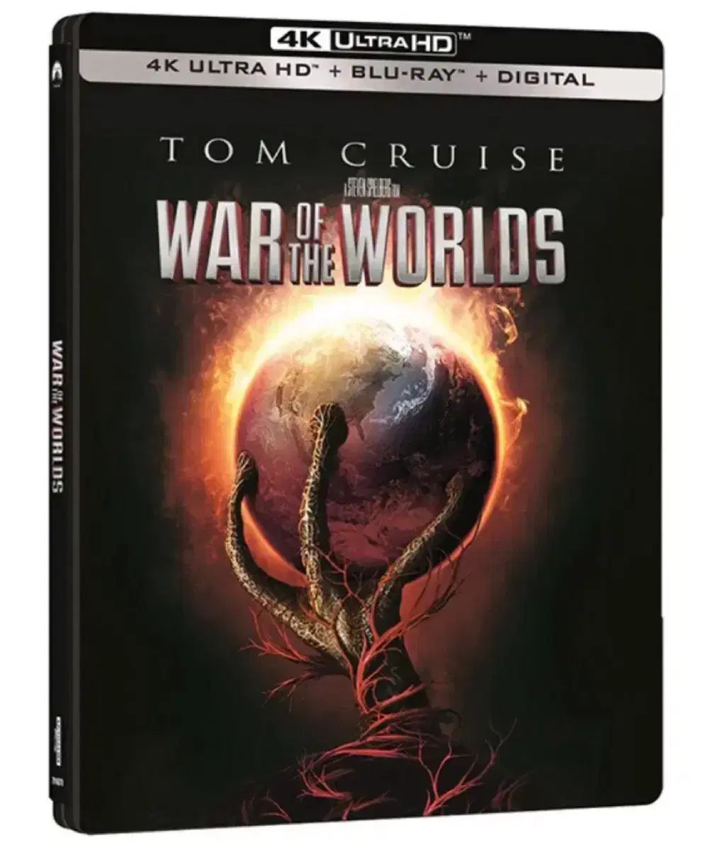 トム クルーズ 世界戦争 4k スチールブック ブルーレイ Blu-ray