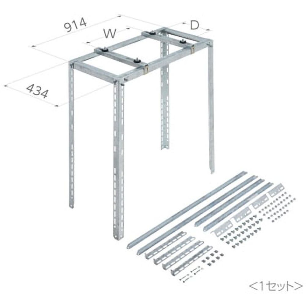 クーラーキヤッチャー 平地二段置用ジョイント部材 CE-TJZ-L