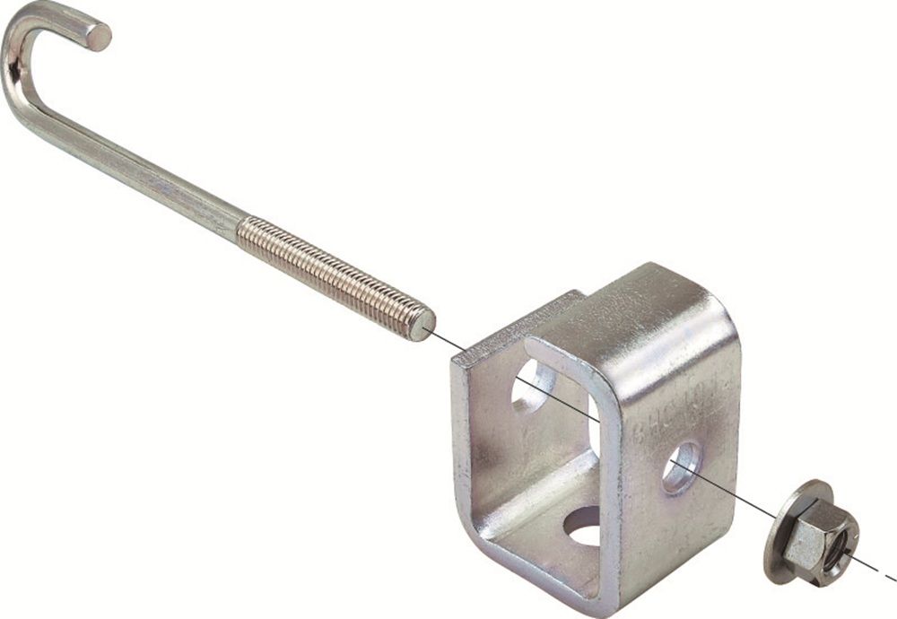 H形鋼用吊りボルト支持金具 10個入 BHC1520-10