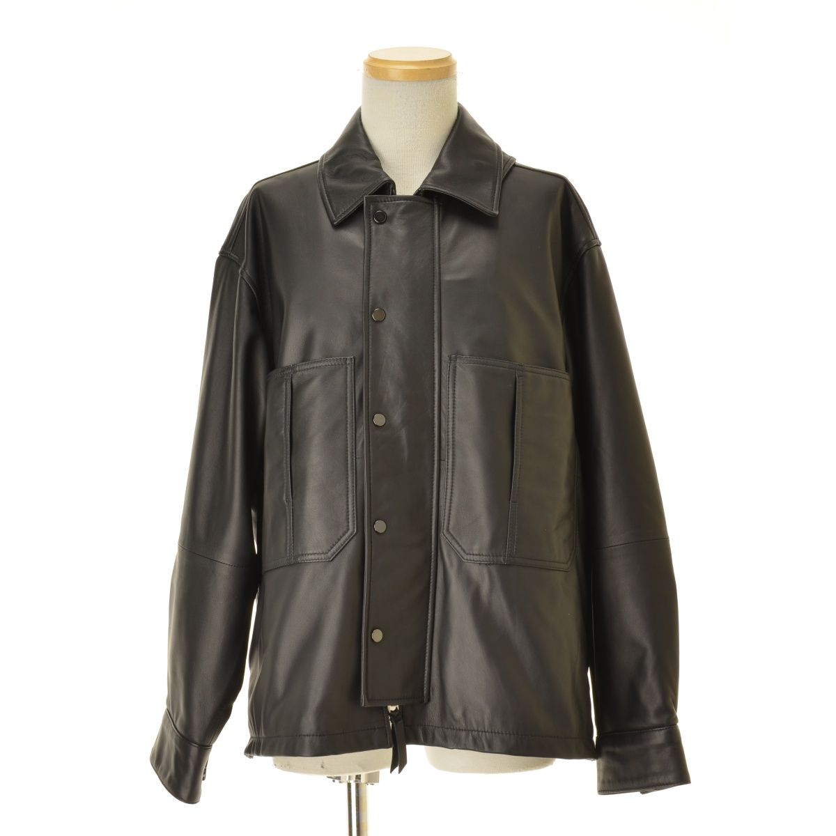 【CCU】26SS SH-12-C-SHEEP-5 COVERALL SHIRT SHEEP SKIN シープスキン カバーオールシャツレザージャケット