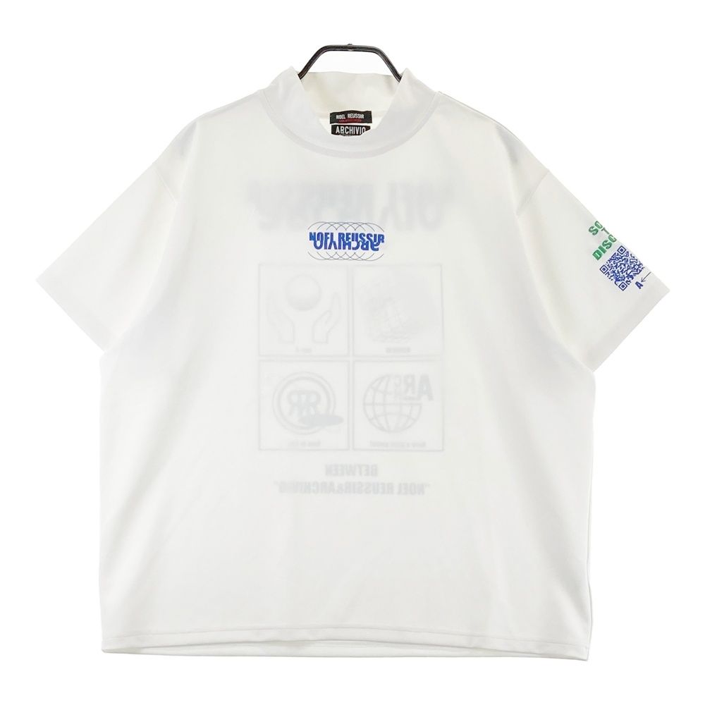 サイズ：3 ARCHIVIO アルチビオ NOEL REUSSIR 半袖ハイネックTシャツ ホワイト系 [240101701532] ゴルフウェア メンズ ストスト