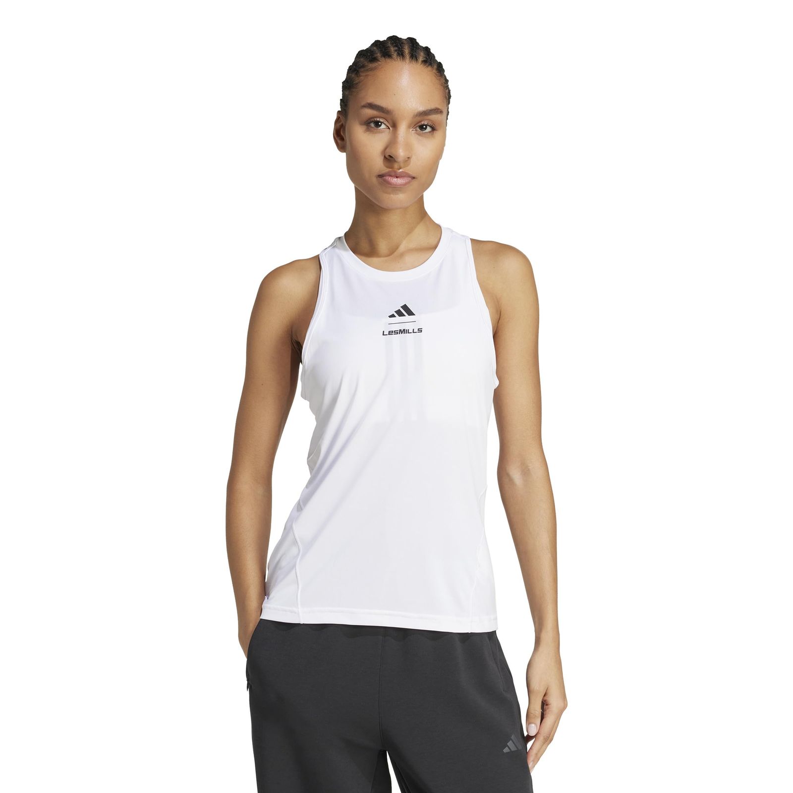 アディダス タンクトップ LESMILLS タンクトップ レディース KCK31 ホワイト (JM3687) M [ホワイト (JM3687)] [M]