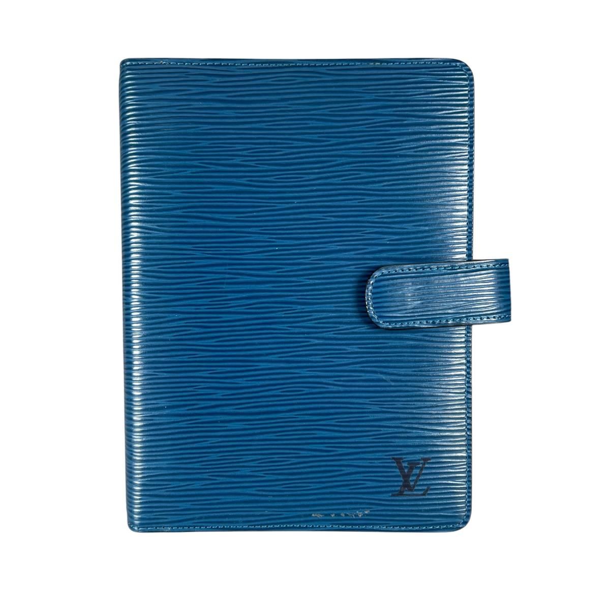 ルイヴィトン R20045 エピ アジェンダ MM 手帳カバー LOUIS VUITTON トレドブルー