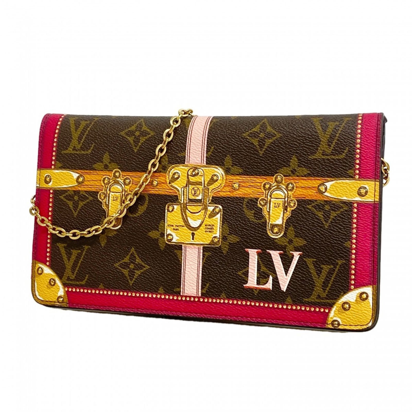 ルイ・ヴィトン(Louis Vuitton) ルイ・ヴィトン 財布・ショルダーウォレット サマートランク ポシェットウィークエンド M62456 ブラウン ピンクレディース P2904901 82,786円