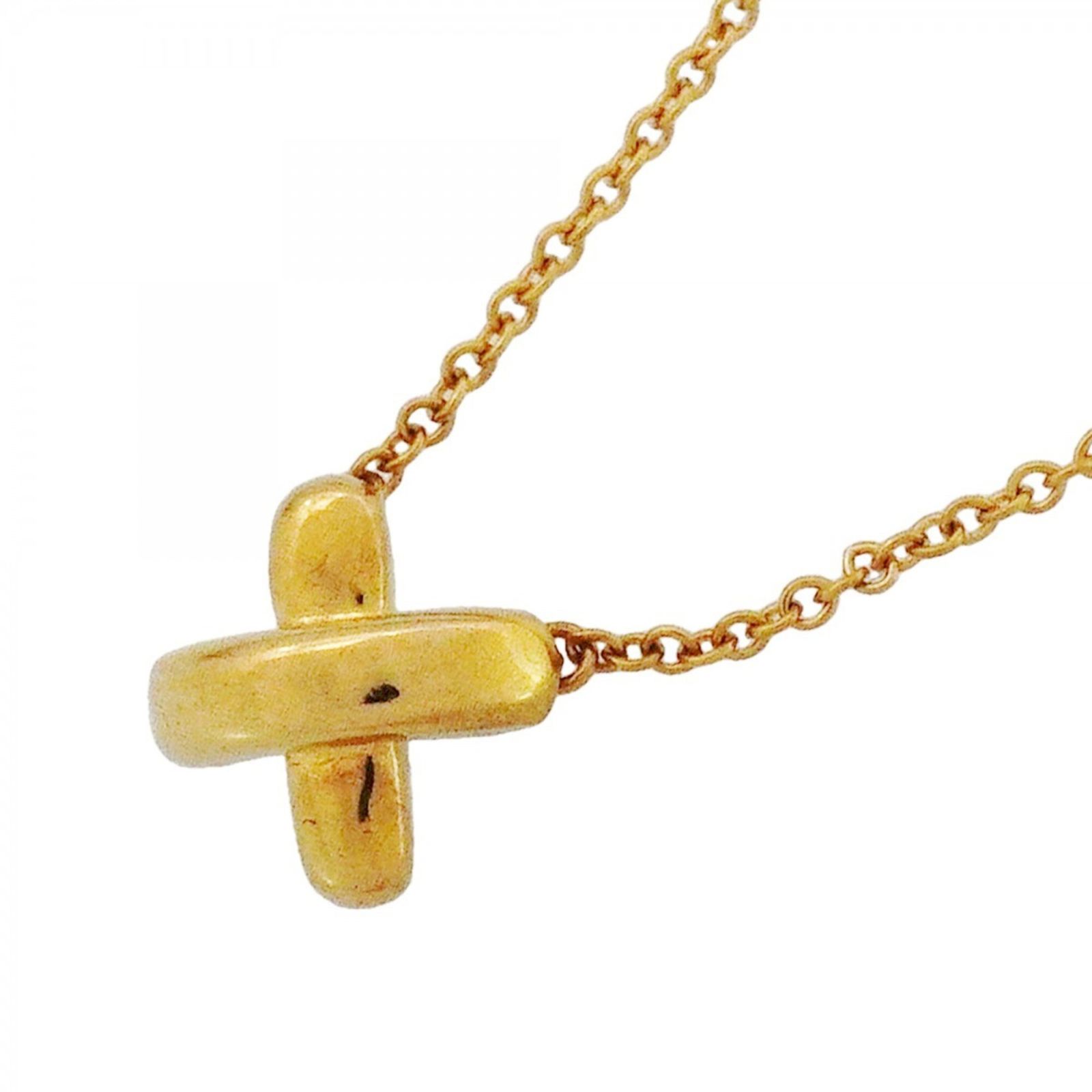 ティファニー(Tiffany) ティファニー ネックレス クロスステッチ 18KYG イエローゴールドレディース P2955328