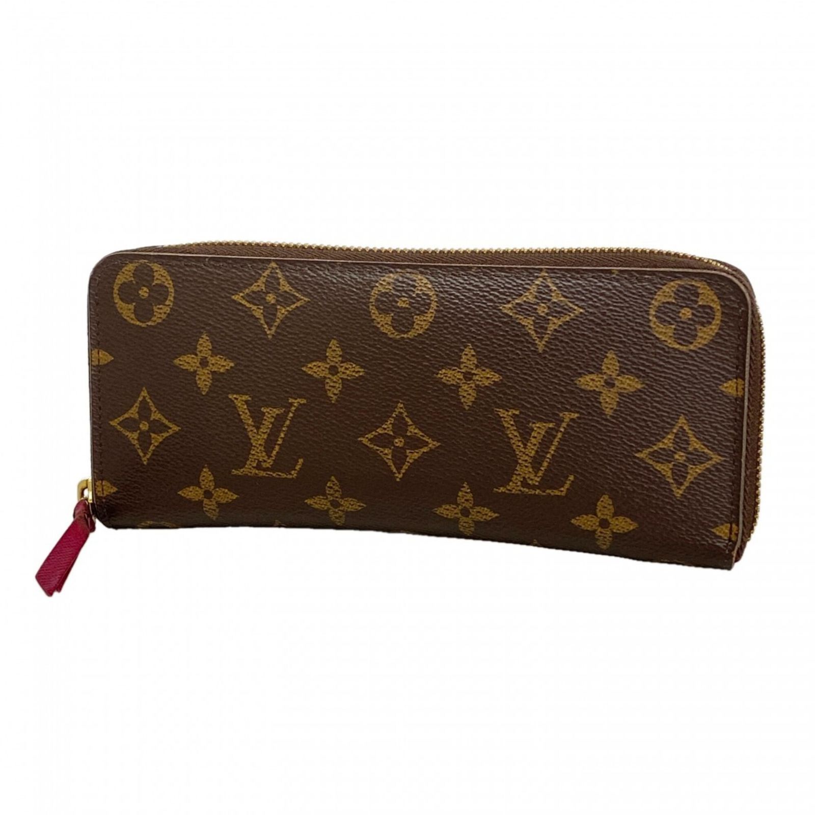 ルイ・ヴィトン(Louis Vuitton) ルイ・ヴィトン 長財布 モノグラム ポルトフォイユクレマンス M60742 フューシャレディース P2952208