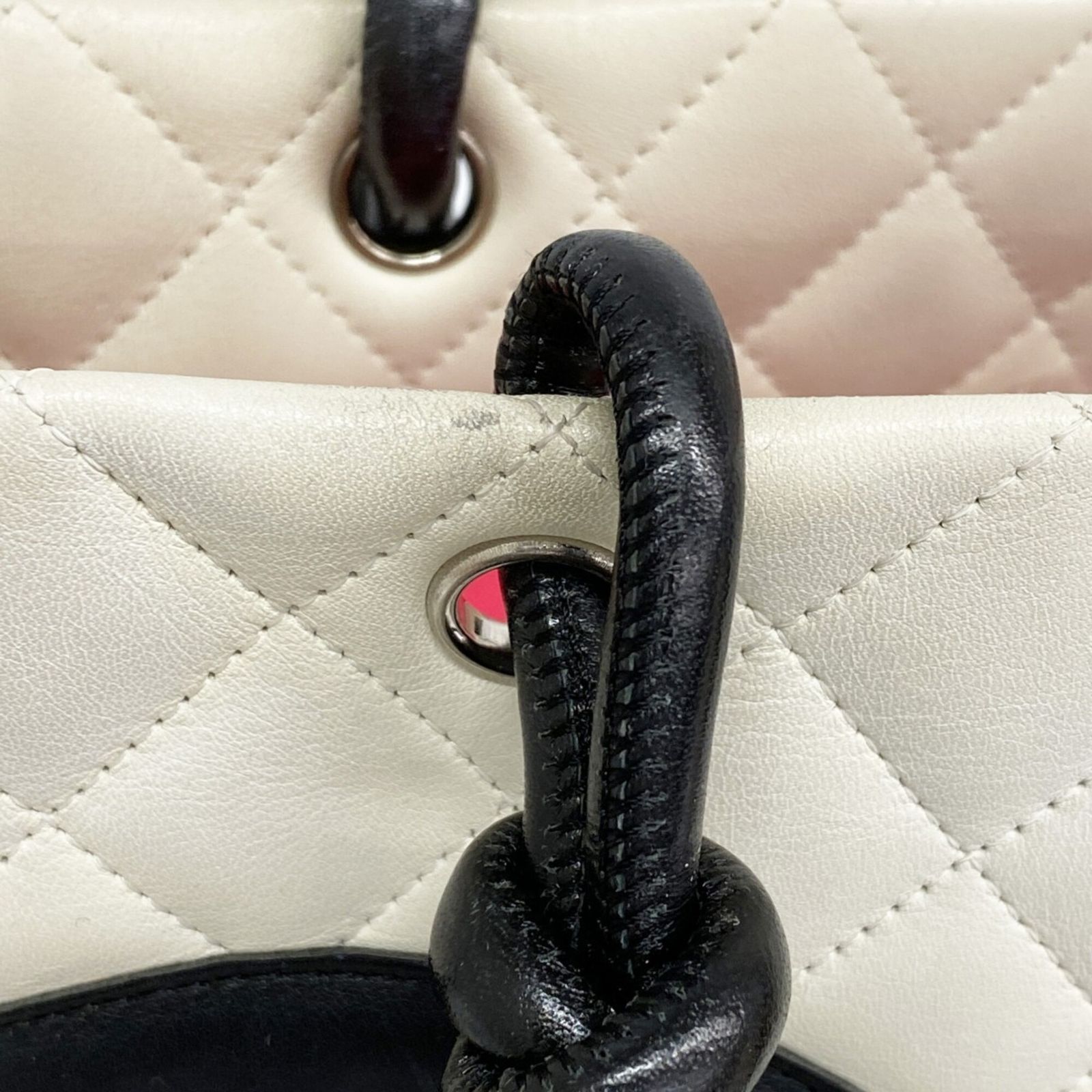 シャネル(Chanel) シャネル トートバッグ カンボン ラムスキン 