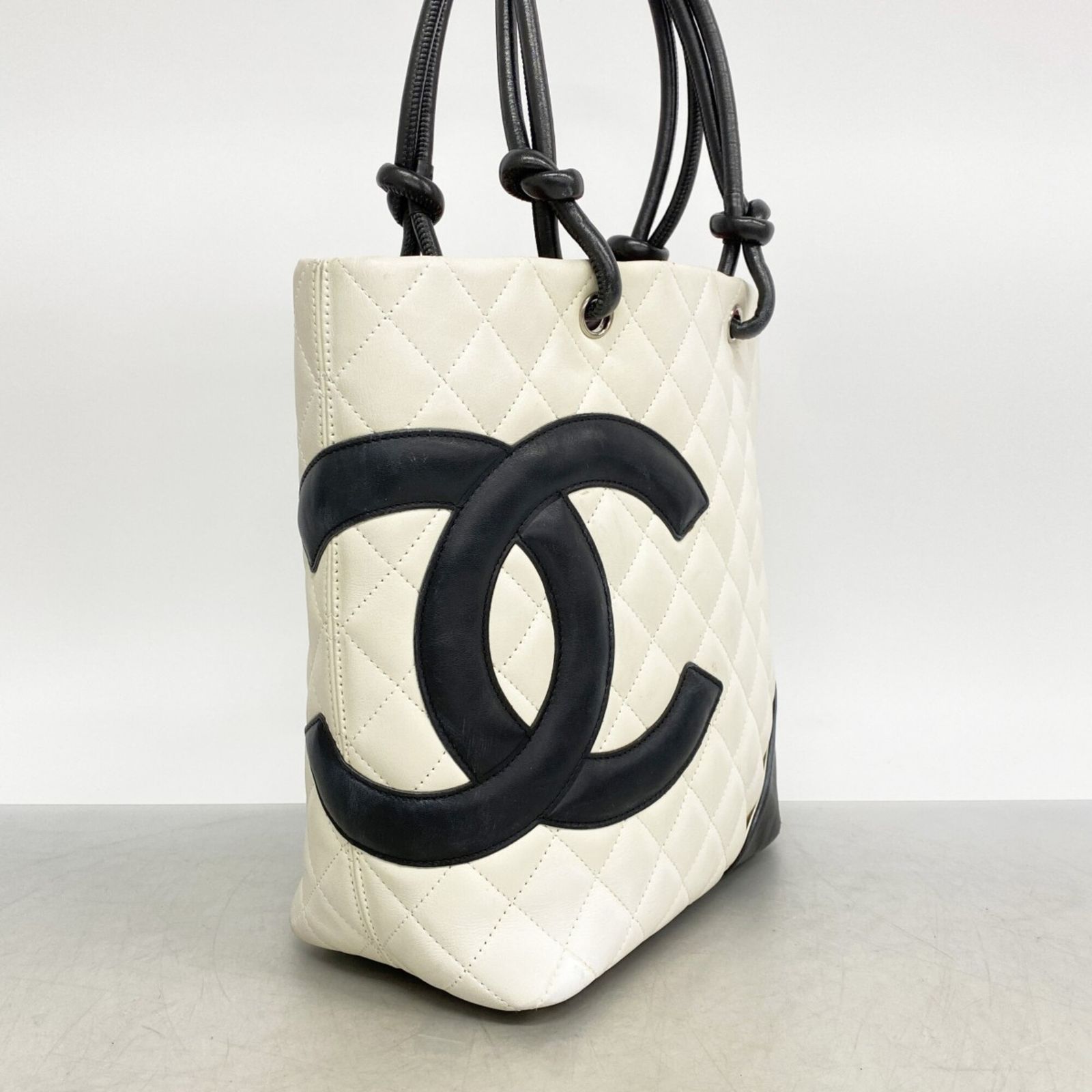 シャネル(Chanel) シャネル トートバッグ カンボン ラムスキン 