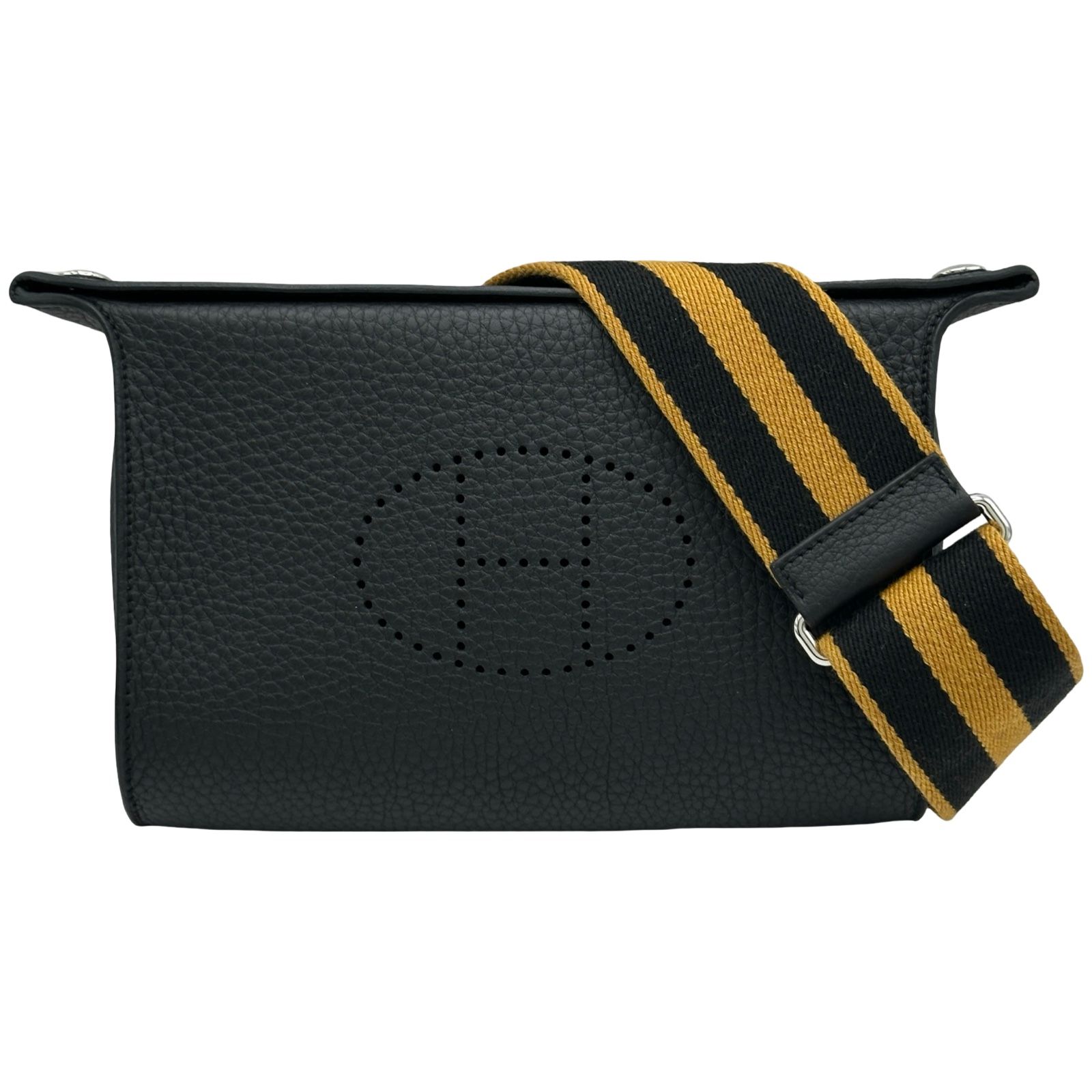 エルメス HERMES ヴィドポッシュ K刻印 ブラック/シルバー金具 トゴ レディース ショルダーバッグ