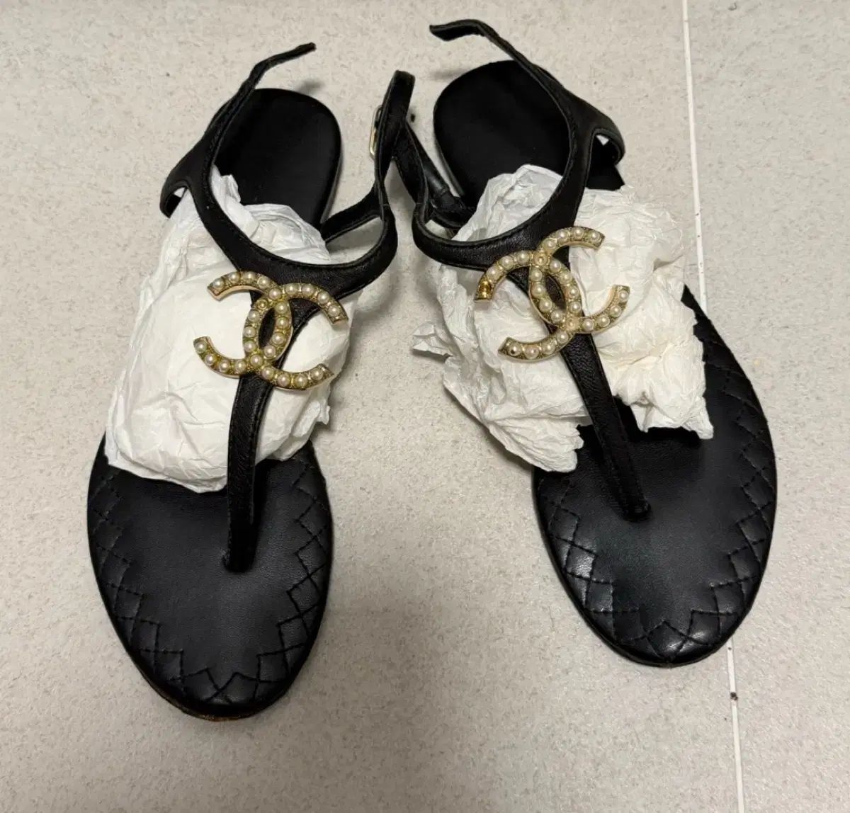 (正規品) CHANEL シャネル サンダル (36 5)