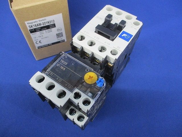 交流操作形電磁開閉器 200V 12-18A SK18AW-201K012
