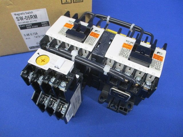 可逆形電磁開閉器 200V 0.48-0.72A 1a1b SW-05RM