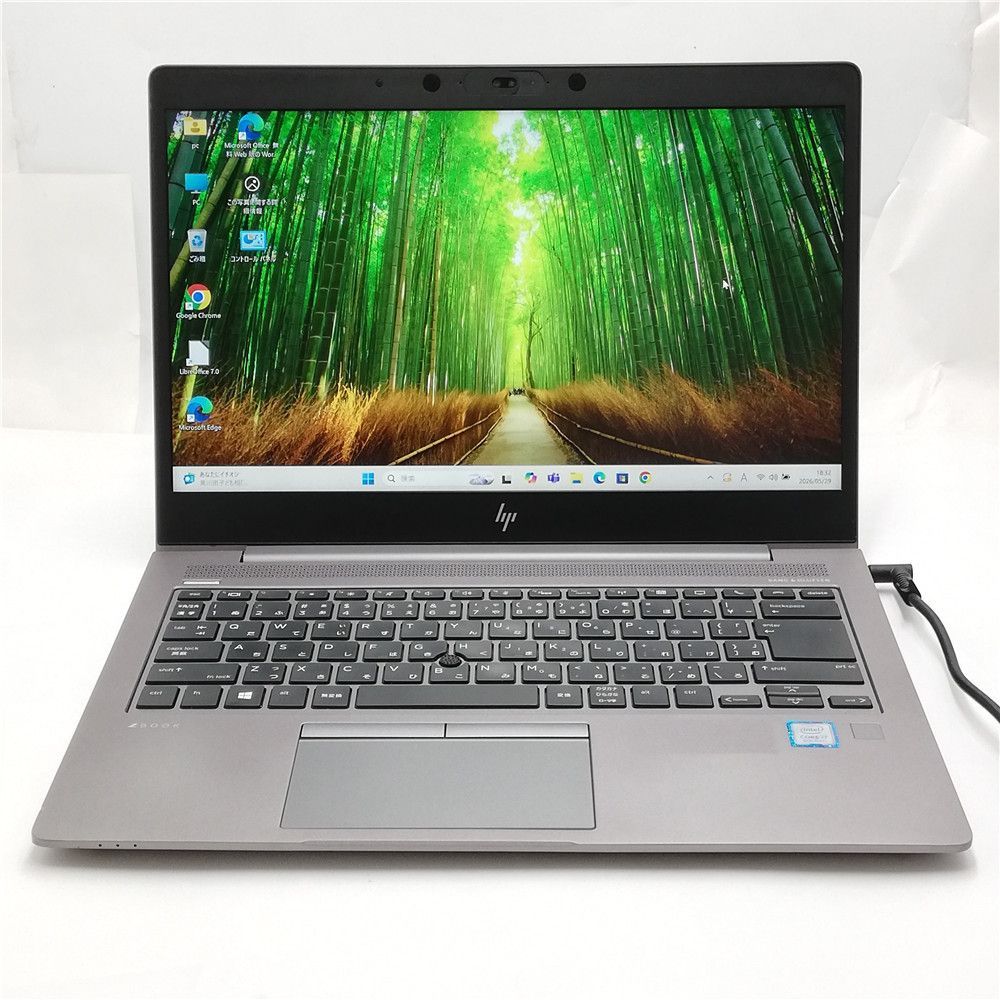 高性能 Wi-Fi有 ノートパソコン 中古美品 HP Zbook 14u G5 Core i7 8550U 16GB 512GB 高速SSD 無線LAN Bluetooth カメラ Windows11 Office