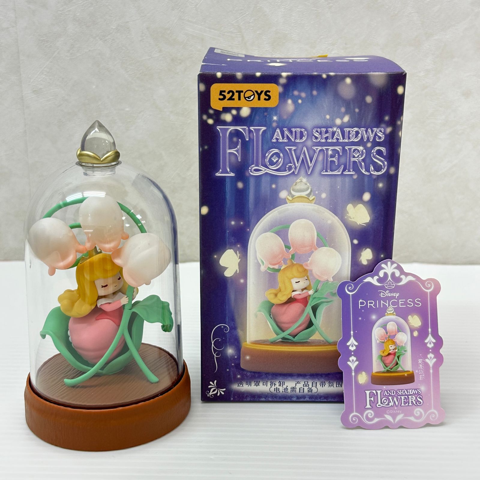 52TOYS ディズニープリンセス D babyシリーズ グラスフラワーシャドー