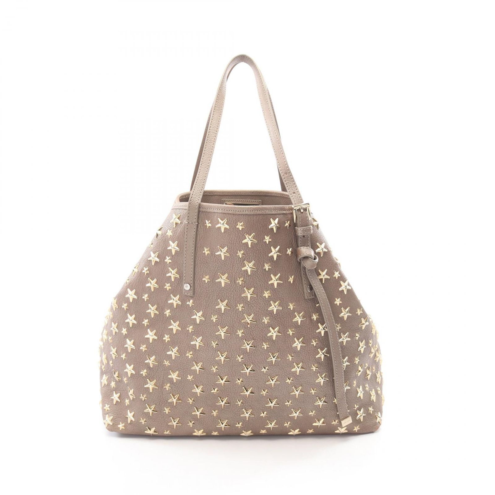 JIMMY CHOO ジミーチュウ SASHA サシャM スタースタッズ トートバッグ