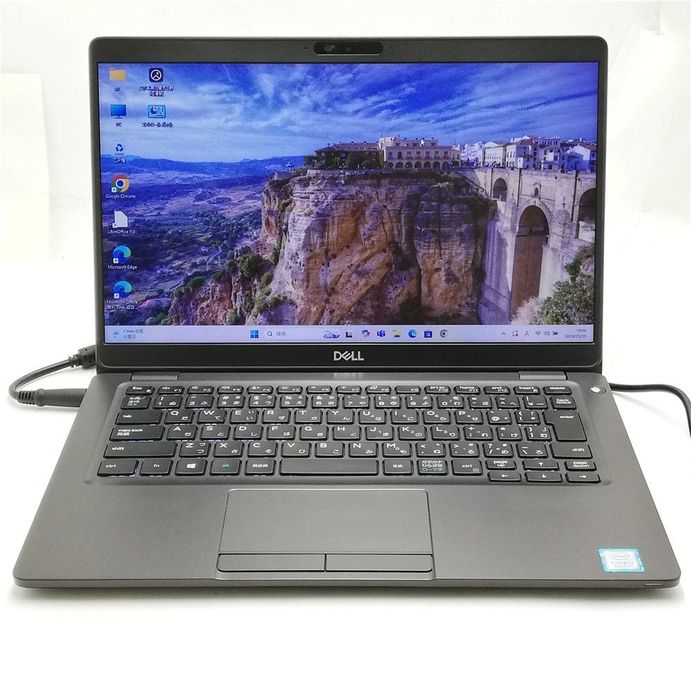 高性能 Wi-Fi有 デル ノートパソコン 中古美品 DELL 5300 Core i7 8665U 8GB 256GB 高速SSD 無線LAN Bluetooth カメラ Windows11 Office済