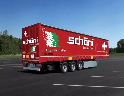 【新品】プラモデル 1/24 カーテンサイドトレーラー ”schoeni.ch” [IT3918] 5,987円
