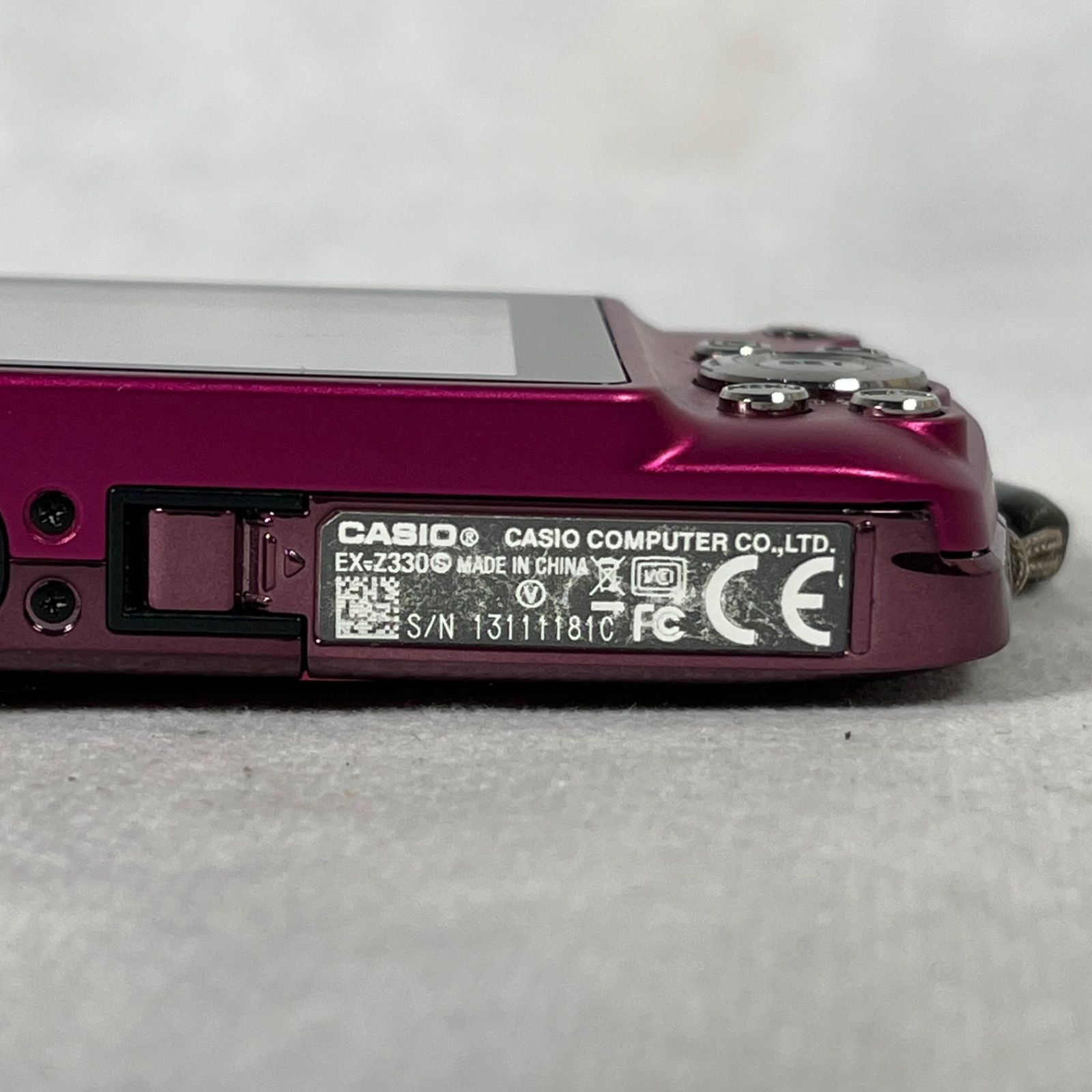 管2605-342】CASIO カシオ EXILIM ZOOM EX-Z330 コンパクトデジタル