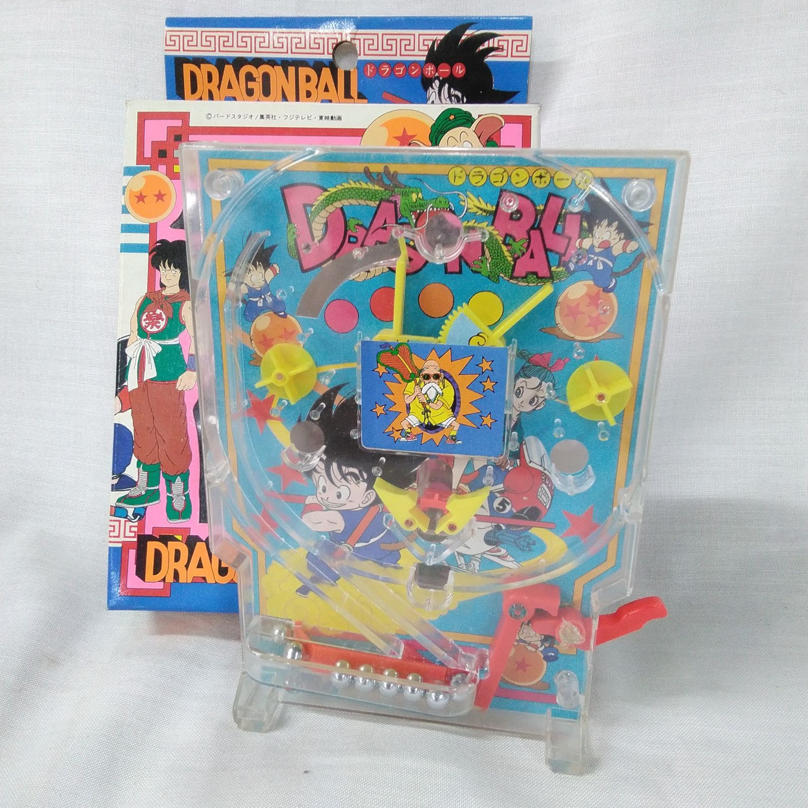 箱付き！ エポック社 ドラゴンボール 孫悟空パチンコ 当時物 おもちゃ ヴィンテージ ジュニアパチンコ 東映 鳥山明 DRAGON BALL 昭和レトロ 現状 中古 Y107