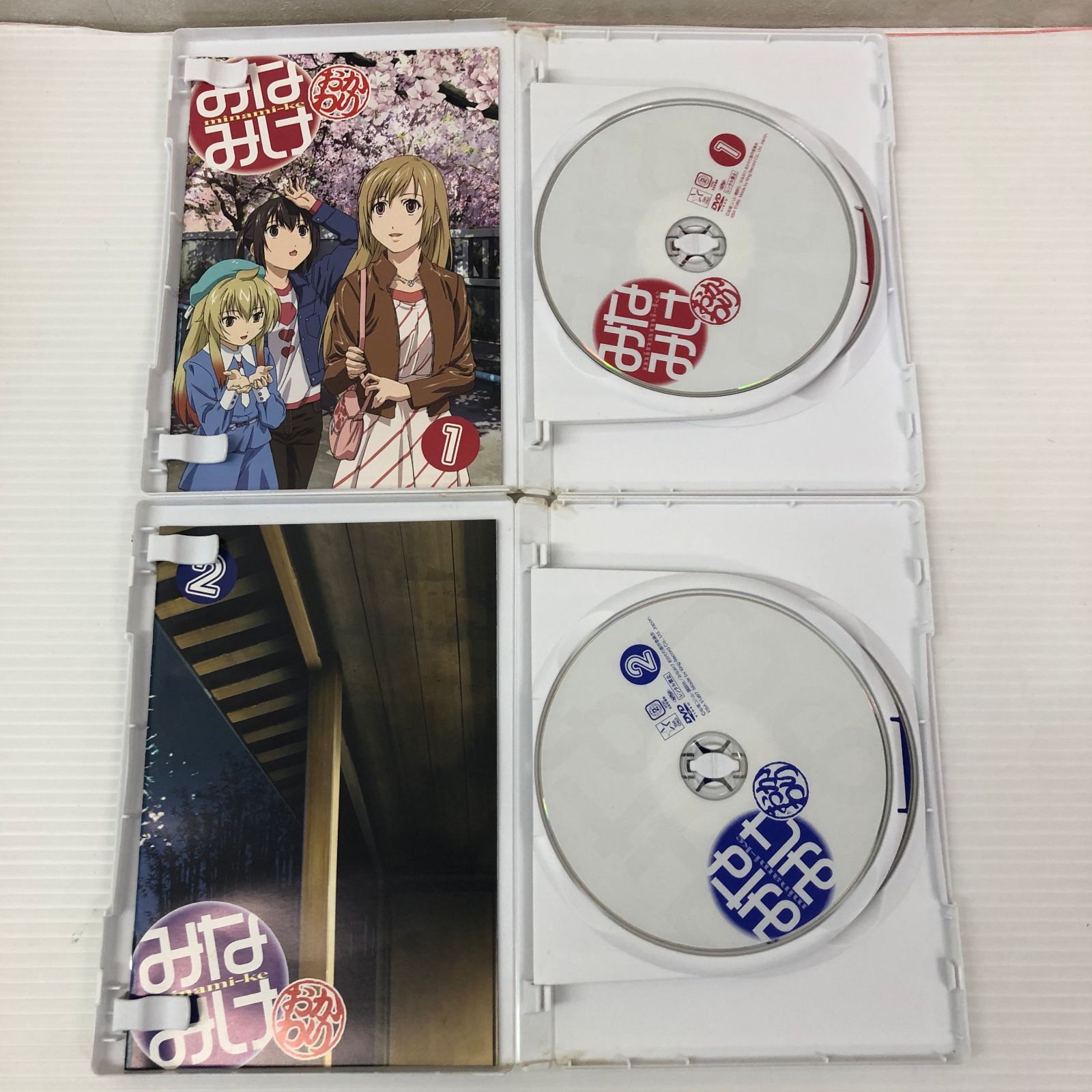 △【DVD】みなみけ 第一期 4巻＋みなみけ おかわり 4巻 2BOXセット