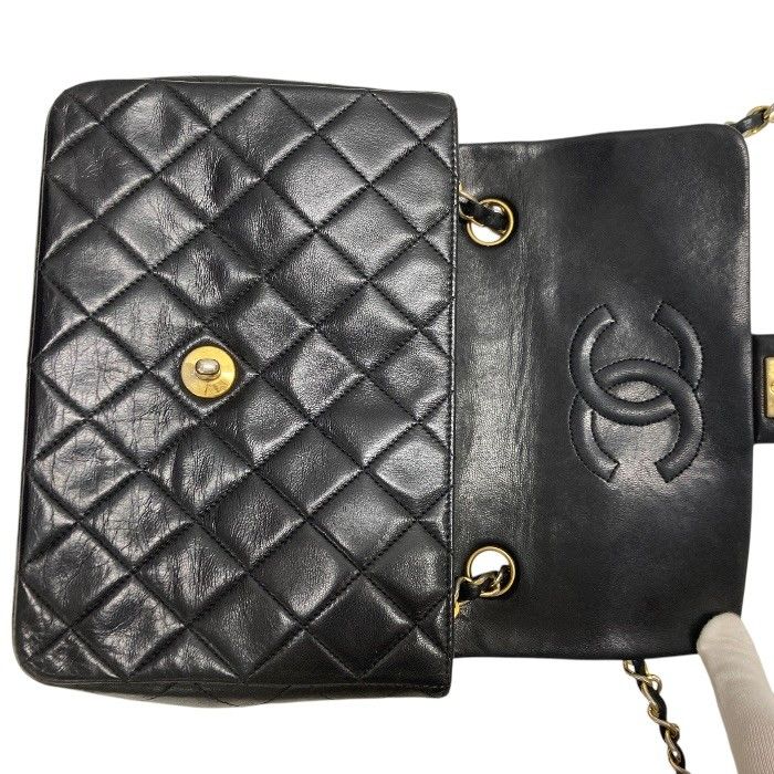 CHANEL/シャネル/ミニマトラッセ20/ブラック黒/レザー/チェーンバッグ