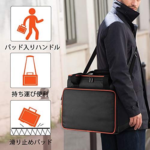 Trunab ポータブル電源 バッグ Jackery 1000/ P10/RIVER 2/RIVER/RIVER Max/RIVER Plus/RIVER Max Plusに適合して ポータブル電源 保護ケース 防塵 撥水 耐衝撃 収納ケース 6bf92332