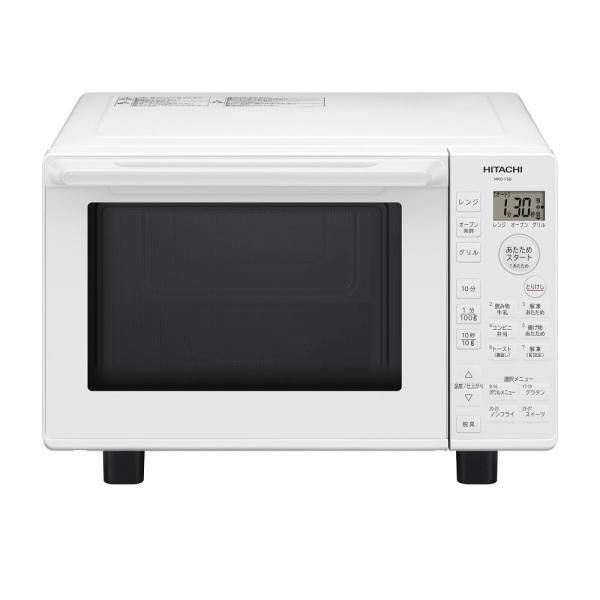 【中古】日立 オーブンレンジ 18L MRO-F5B W ホワイト フラット庫内 250℃1段式オーブン 温度センサー