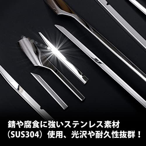 oi-trading ダイハツ 新型 タント カスタム LA650/660S 後期専用 2022年10月? フロントバンパーグリルカバー プロテクター ガーニッシュ 傷付き防止 ステンレス製 鏡面仕上げ メッキ アクセサリー ドレス(沖縄・離島の方発送不可）)