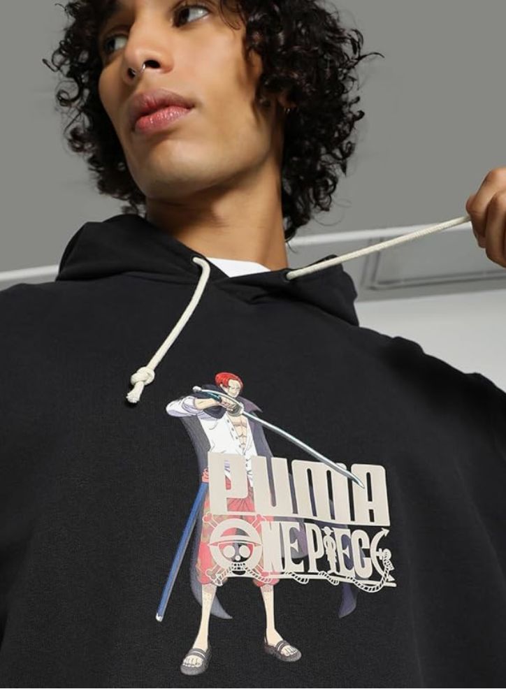 PUMA(プーマ) XXL 2L トレーナー パーカーPUMA X ONE PIECE Hoodie TR 624666メンズ ブラック　BLACK