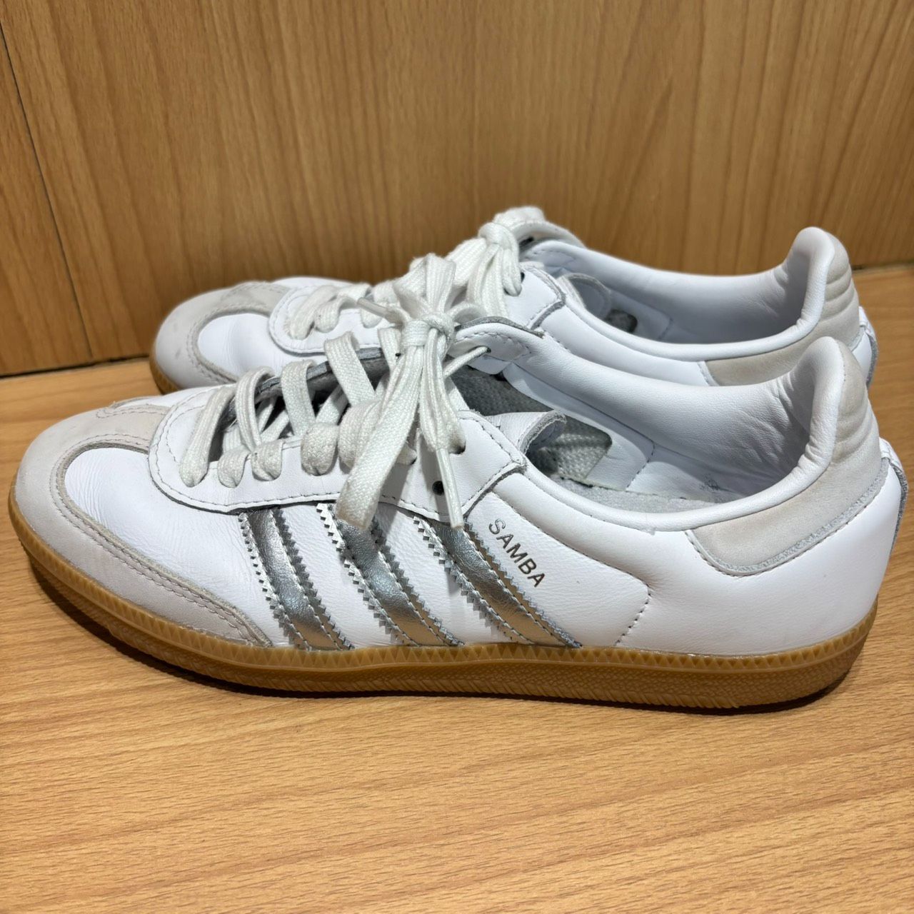 OG265144153 アディダス　adidas　SAMBA　白　JP23.5ｃｍ