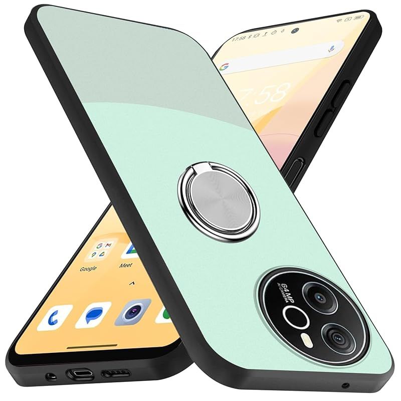 Blackview Shark 8 本体 ケース付き 新品】 対応 Blackview Shark 8 ケース リング 耐衝撃 TPU 指紋防止