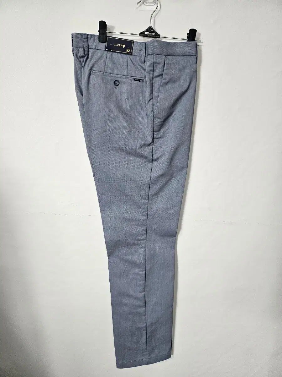 OLZEN メンズ 夏スーツ ズボン ブルー CHECK 32インチ 新品