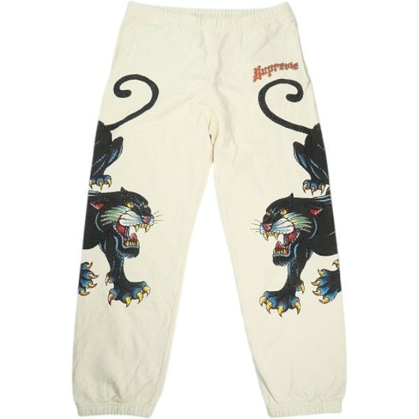 Size【L】 SUPREME シュプリーム 21SS Panther Sweatpant Natural スウェットパンツ ナチュラル 【中古品-良い】 30009351